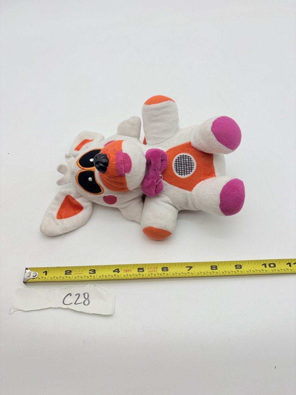FNAF Plush Lolbit Funko Figure White Orange Pink 2017 – 9″