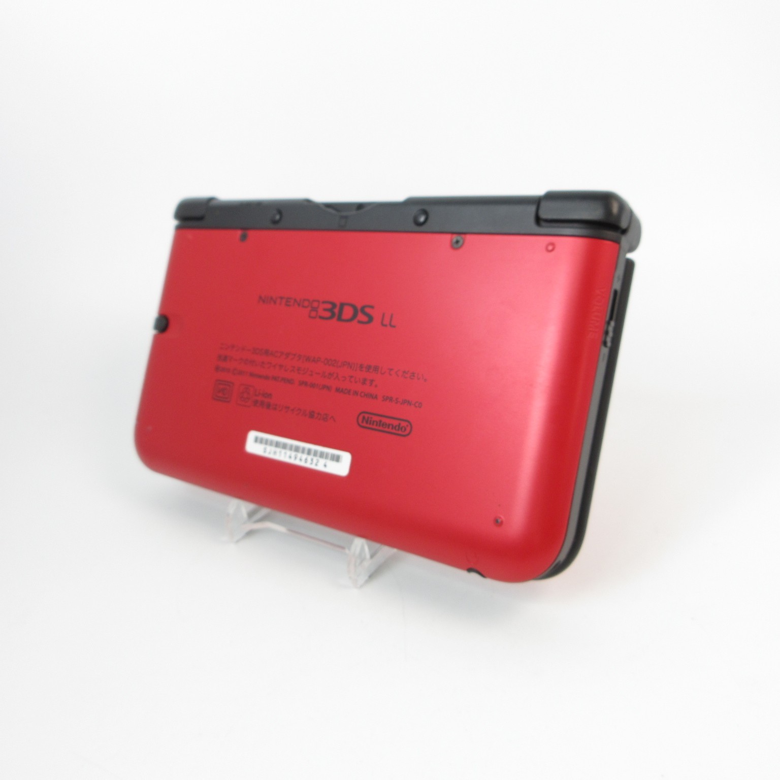【Excellent】Nintendo 3DS LL XL Red x Black Console Japanese Edition #DEN0427/02