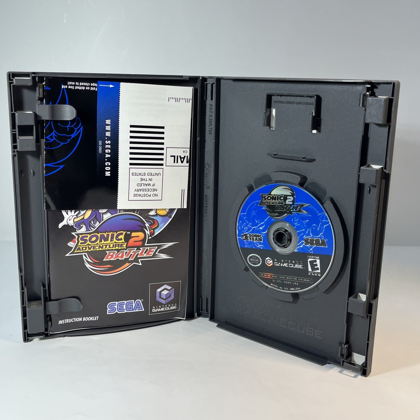 Sonic Adventure 2 Battle (Nintendo GameCube, 2004) CIB Complete w Manual