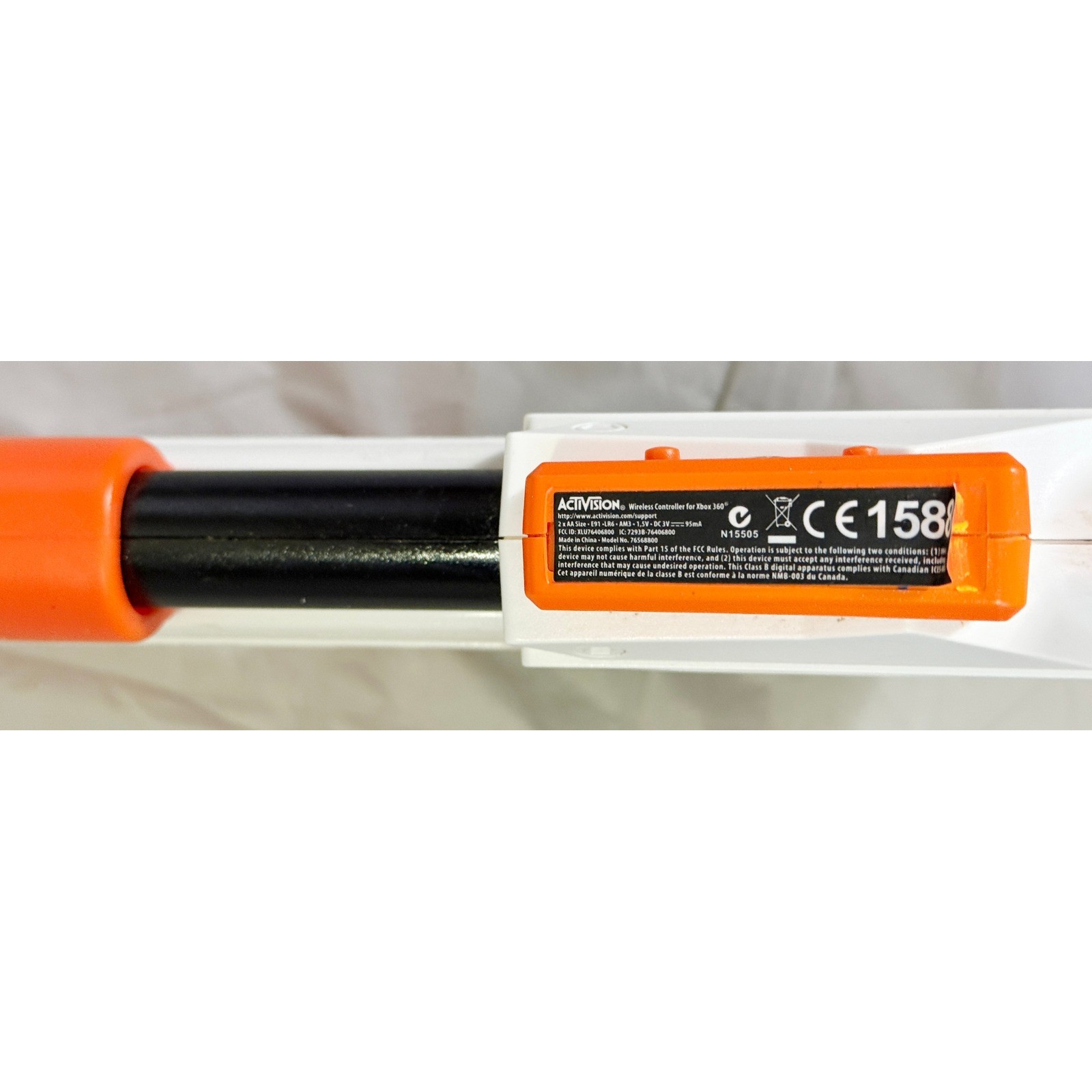 Cabela’s Top Shot Elite Wireless Controller Xbox 360 White Orange Rifle Scope