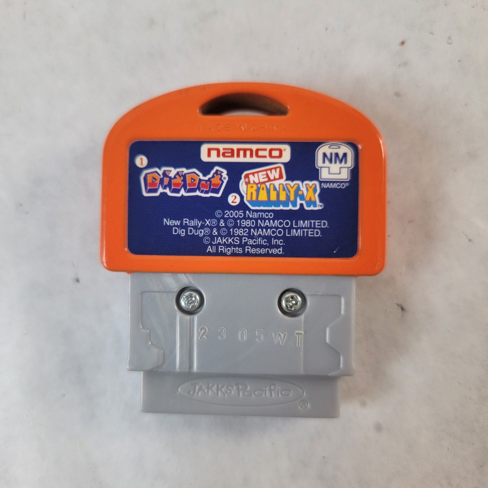 Namco Plug And n Play Game Key Dig Dug & New Rally-X Jakks Pacific Video Game