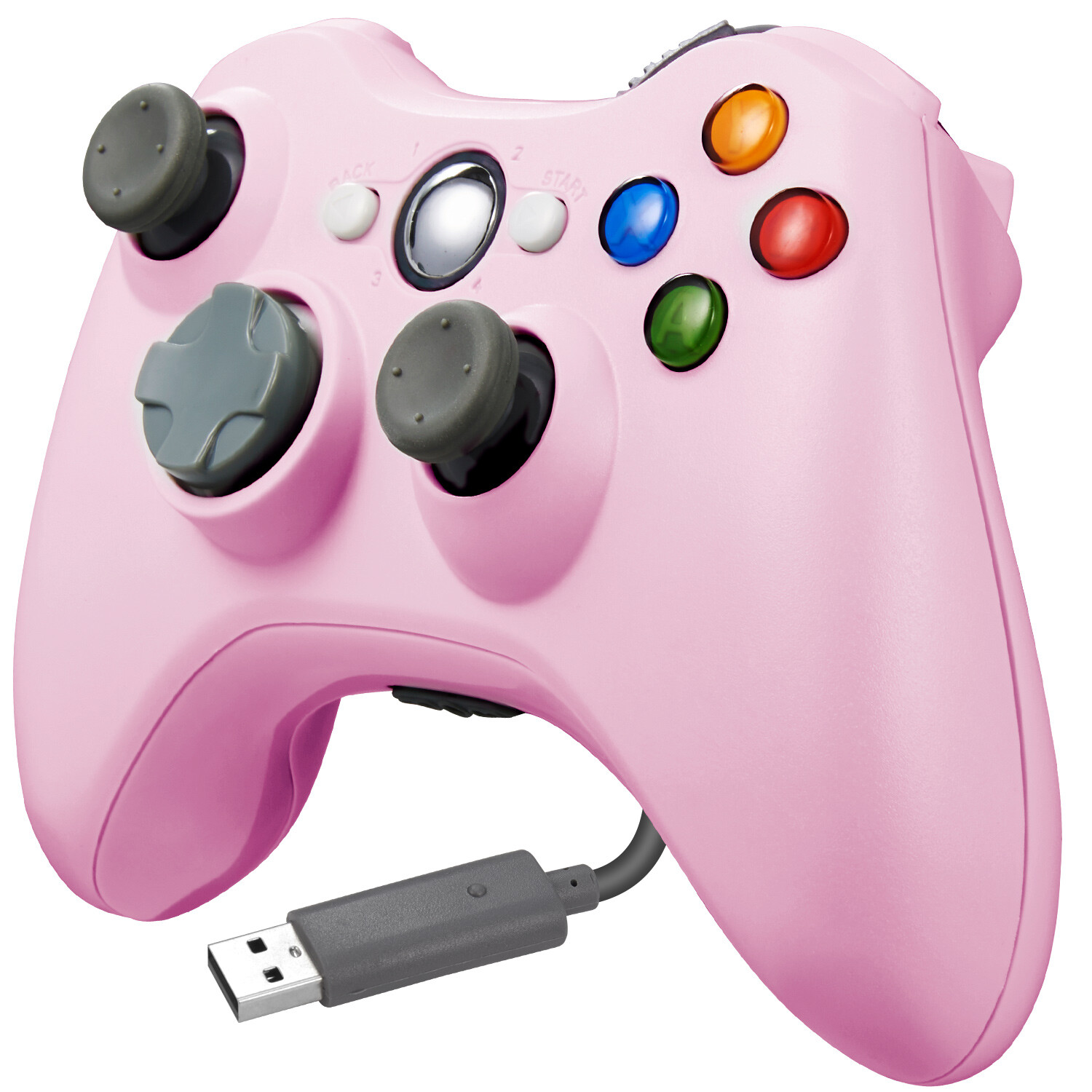 USB Wired Gamepad Joypad Controller For Microsoft Xbox 360 Slim PC Video Game US