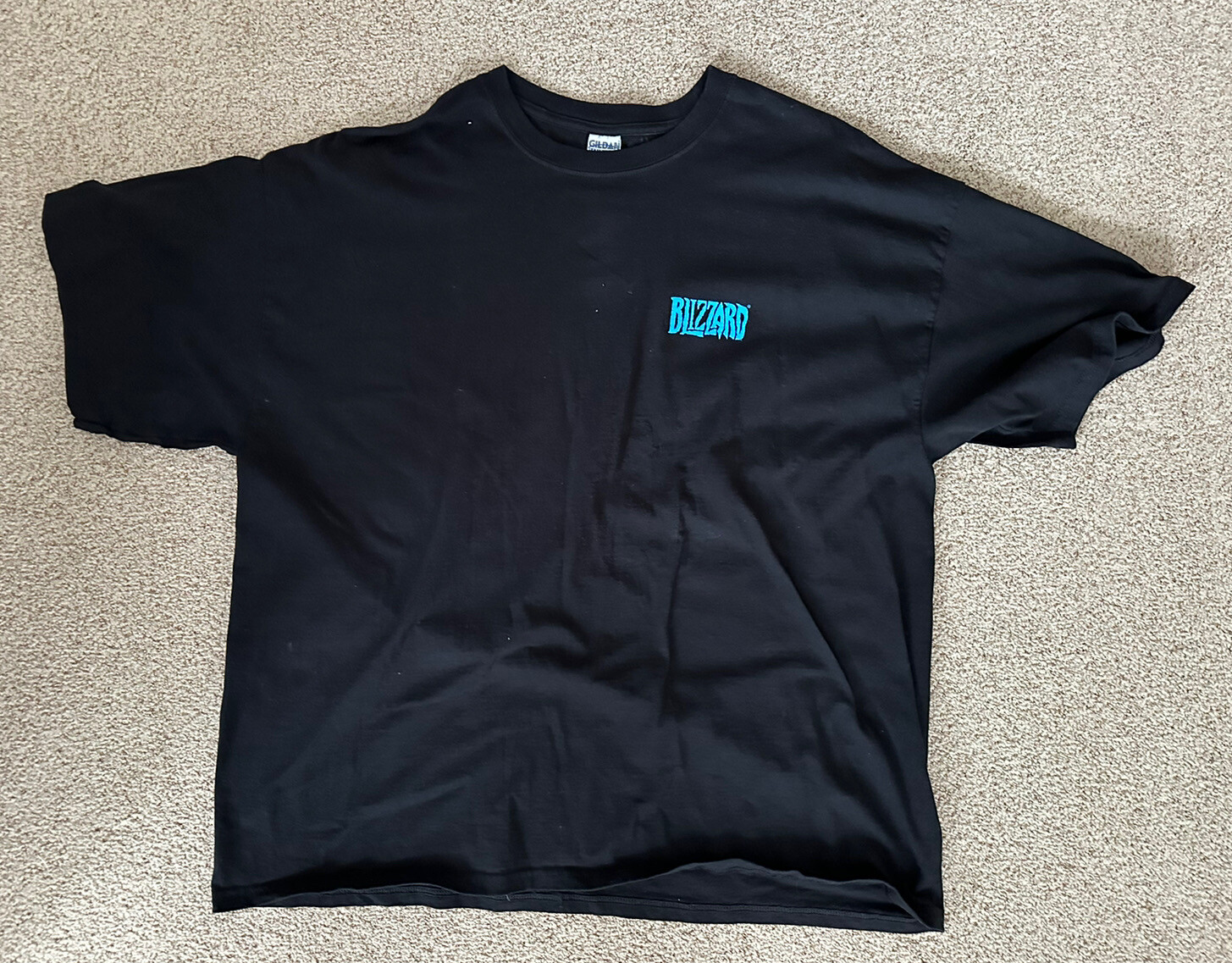 Vintage BLIZZARD ENTERTAINMENT Logo Men’s Black 4XL T-Shirt Classic