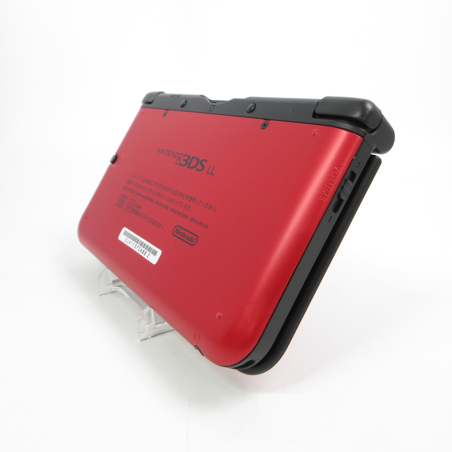 【Near Mint】Nintendo 3DS LL XL Red x Black Console ONLY Japanese Edition #ReRe08