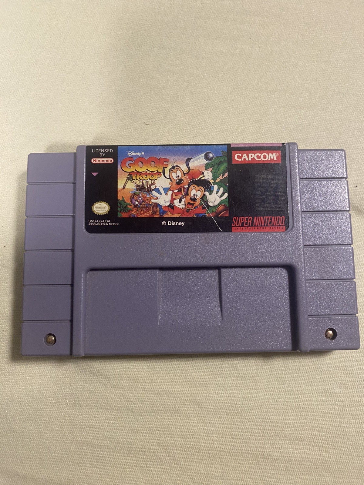 Super Nintendo SNES Disney Goof Troop Tested