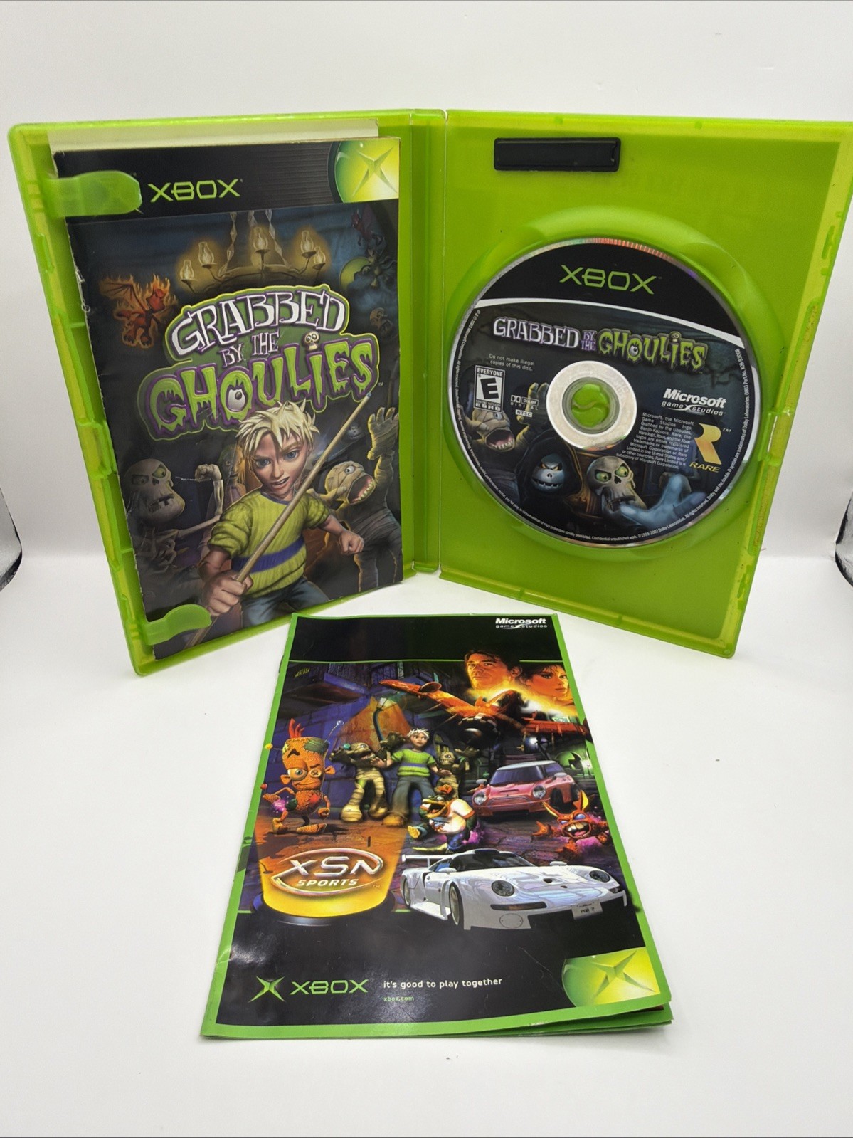 Grabbed by the Ghoulies (Microsoft Xbox, 2003) Complete – Tested & Working!
