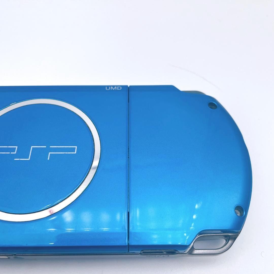 PSP-3000 Vibrant Blue Console Excellent Condition Tested Japan Import
