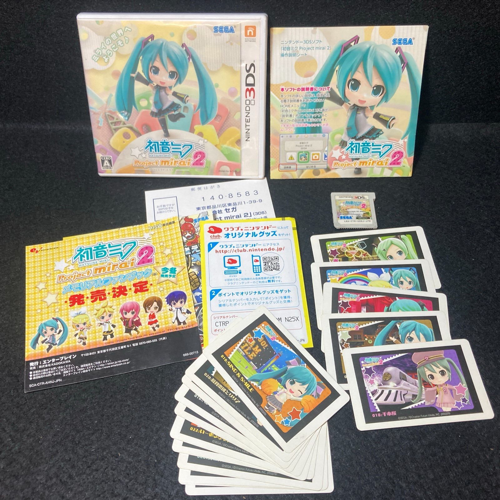 Nintendo 3DS Hatsune Miku-Project Mirai 2, SEGA JAPAN version from Japan