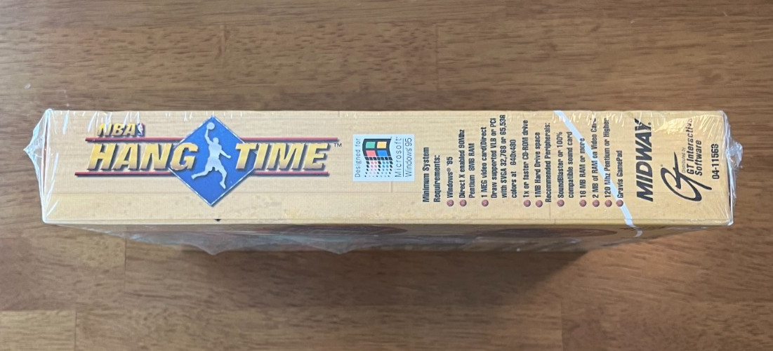 NEW PC BIG BOX NBA Hang Time (Hangtime) Midway GT Interactive *RARE*