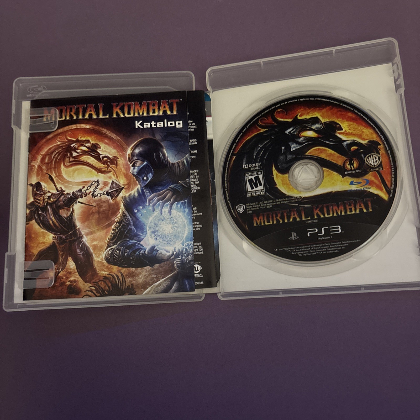 Lot Of 6 PS3 Games Bundle Mortal Kombat Assassins Creed X-Men Sonic Popular Rare