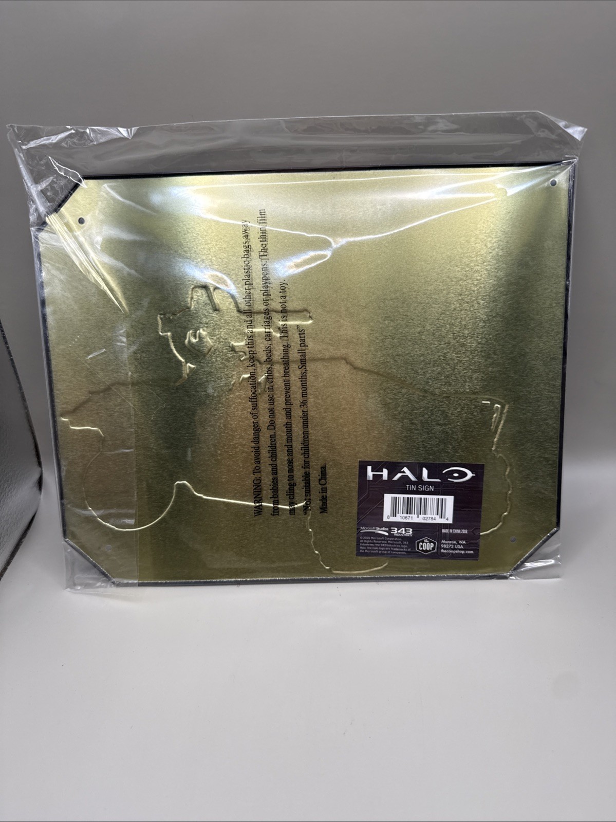 Halo Warthog Specs Tin Sign 8×10” M12 Light Reconnaissance Vehicle