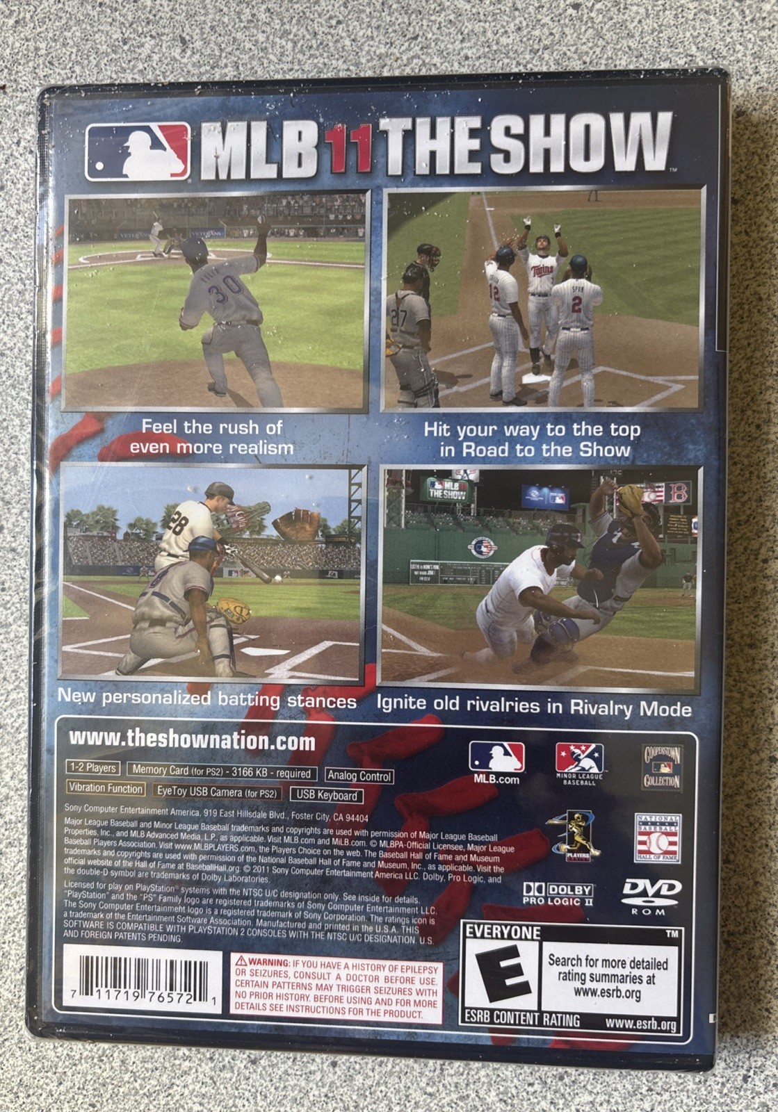 MLB 11: The Show (Sony PlayStation 2, 2011) ps2 new-factory sealed