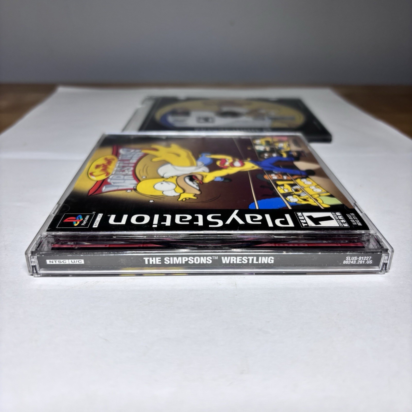 The Simpsons Wrestling PS1 CIB + The Simpsons Game PS2 Tested Working Lot