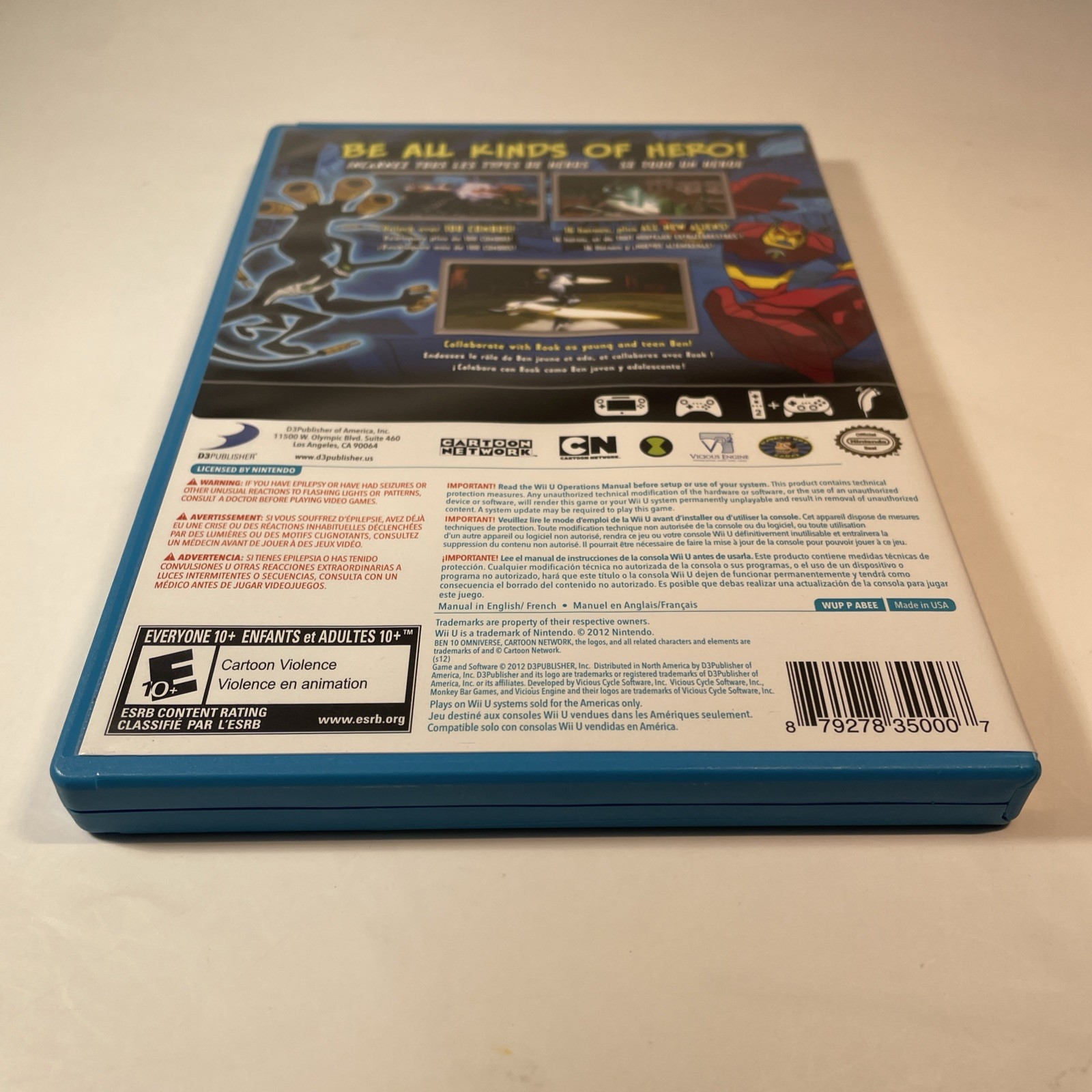 Ben 10: Omniverse (Nintendo Wii U, 2012) CIB Complete W/ Manual