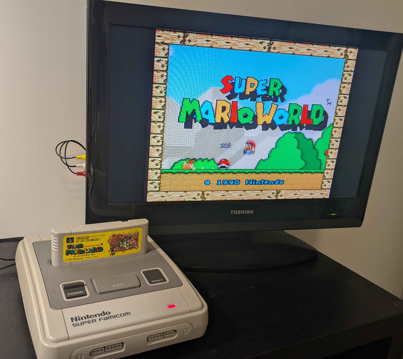 Nintendo Super Famicom SHVC-001 Working Console Only (w/ Power & Video Cable)