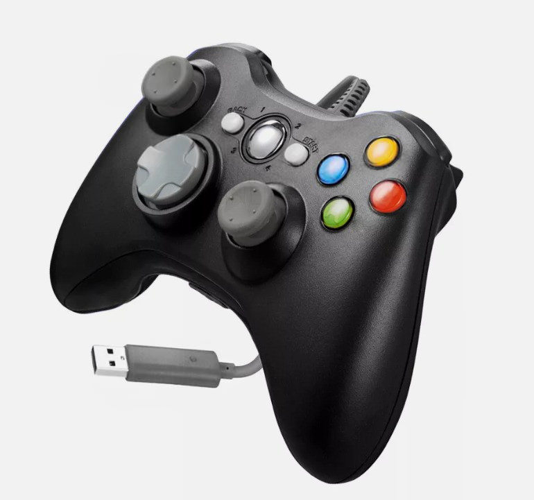 Wired Controller USB For PC Compatible With Xbox 360 / Windows 7 8 10 11 Gamepad