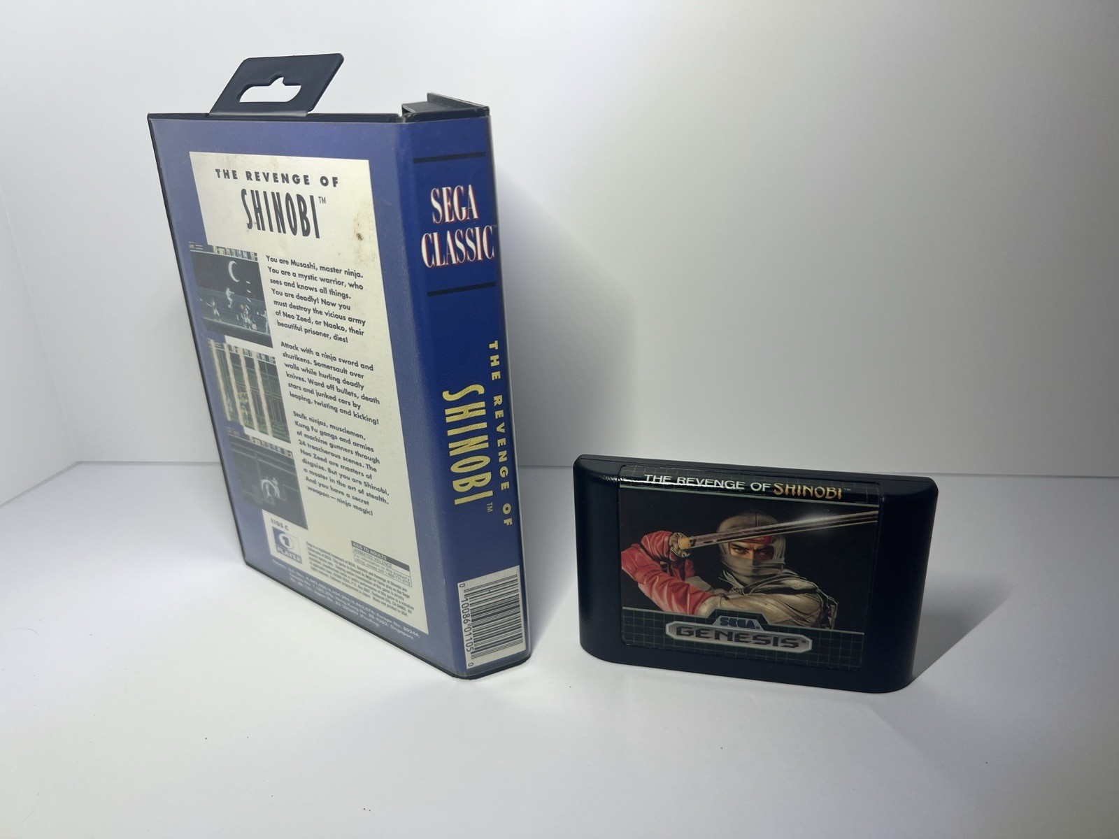 The Revenge Of Shinobi (Sega Genesis Classic Box No Manual Tested Working