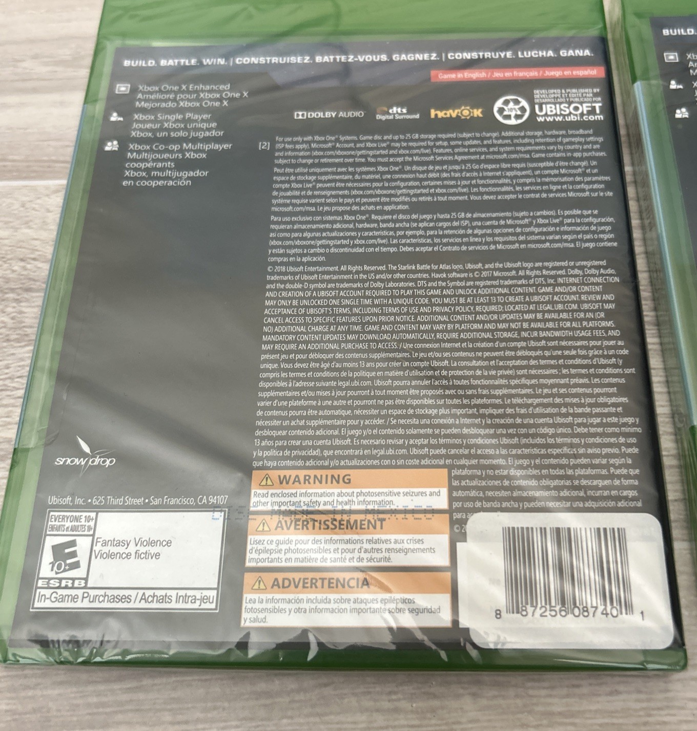 Xbox One Starlink Battle For Atlas Video Game Microsoft Factory Sealed New