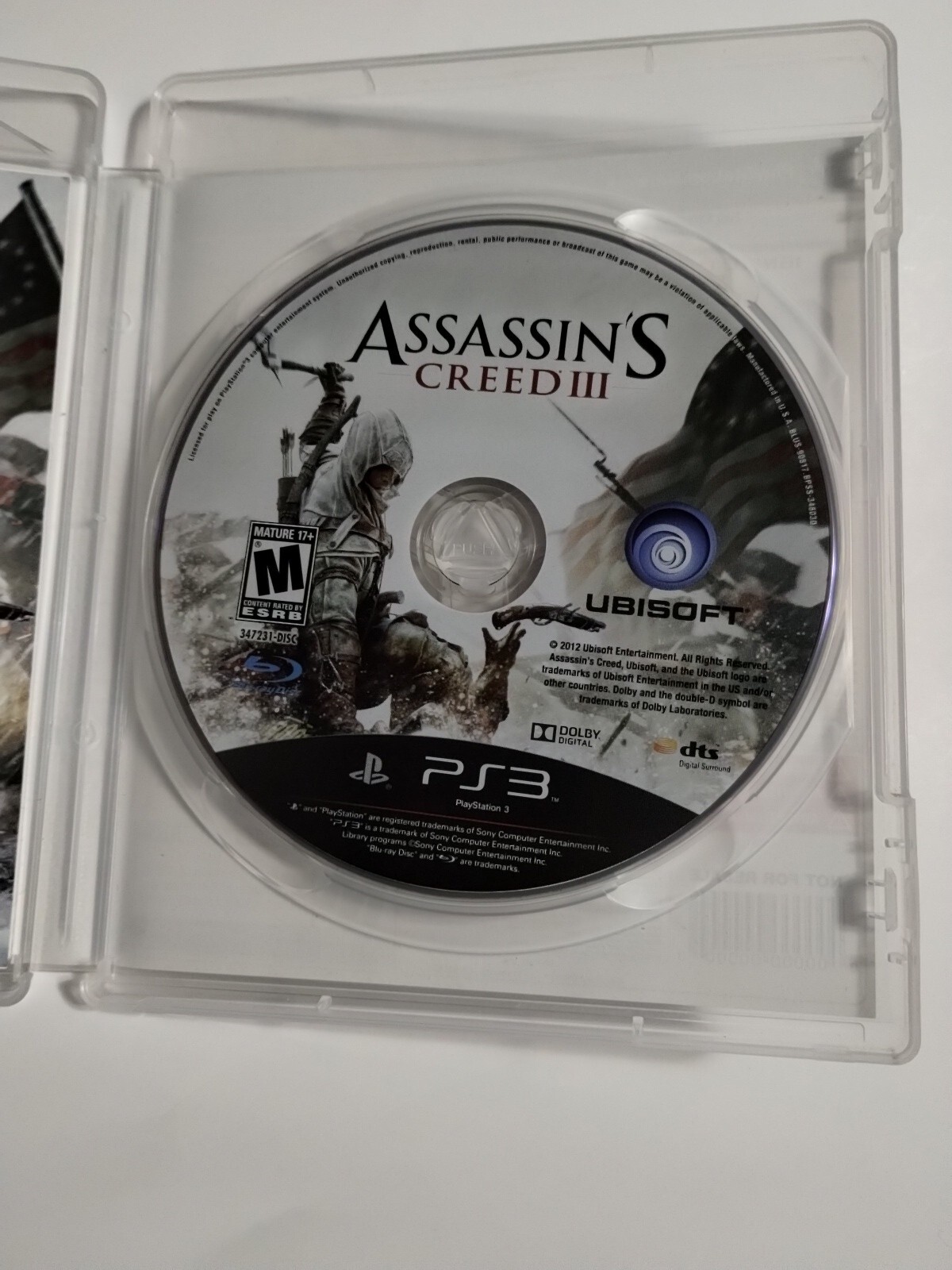 Assassin’s Creed III 3 (Sony PlayStation 3, 2007) Complete CIB With Manual