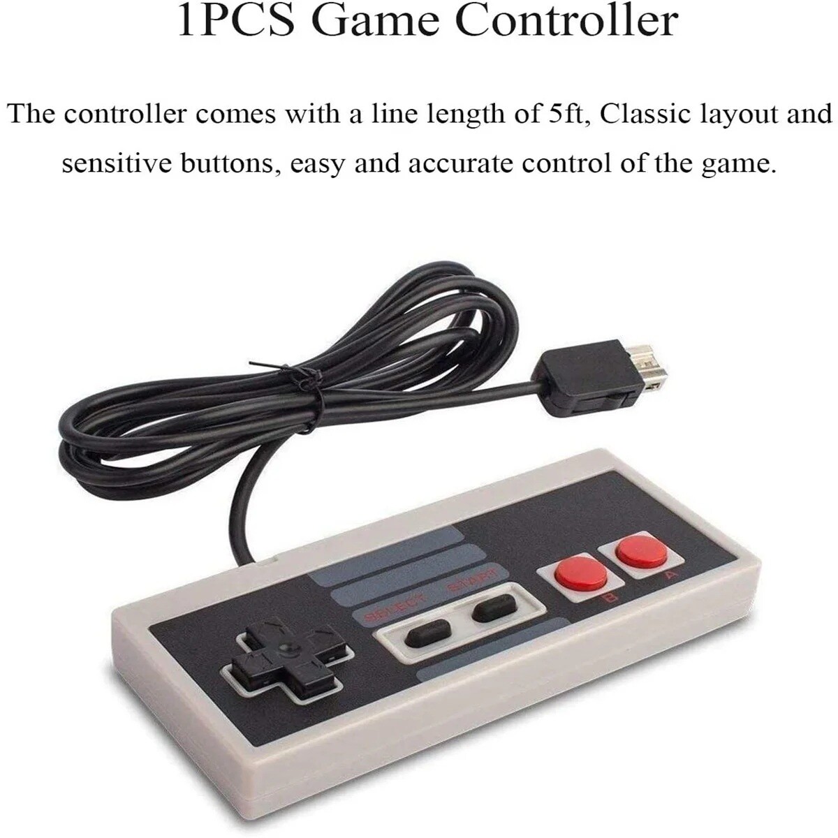 For Nintendo NES Mini Classic Edition Console Video Game Wired Controller Remote