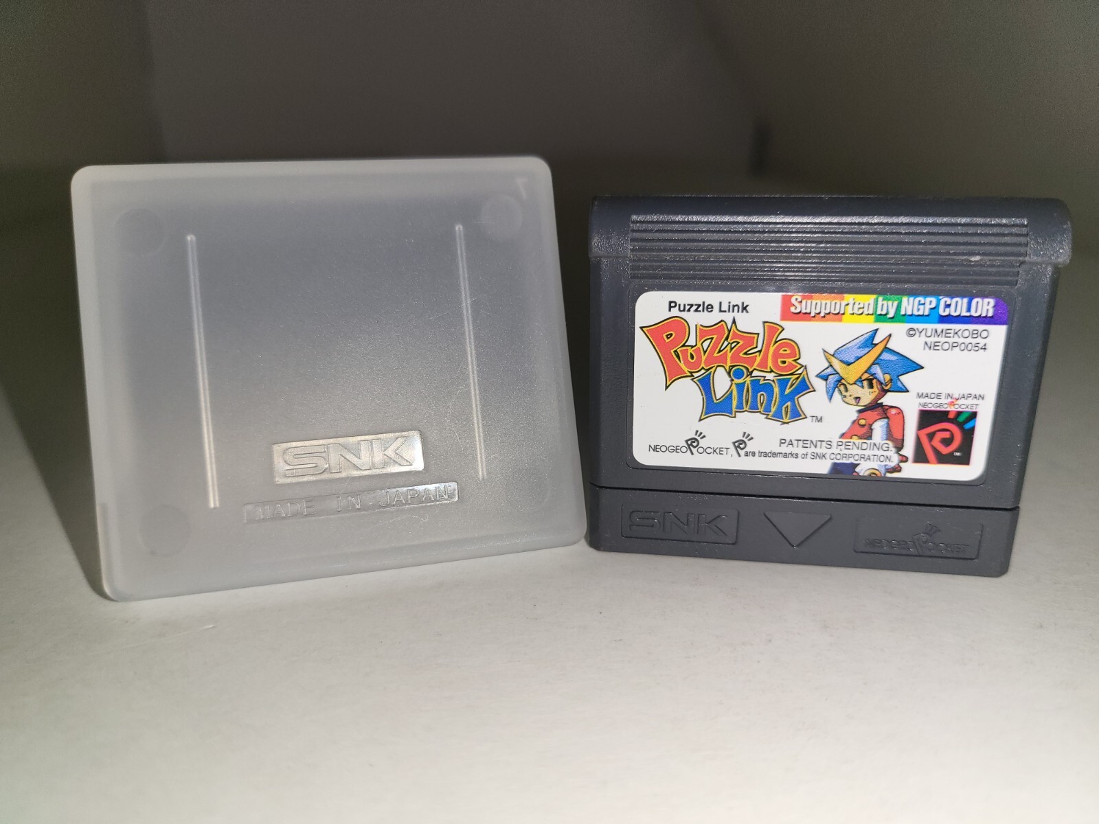 Never Used Puzzle link game for Neo Geo Pocket Color NEOP0054 W/SNK Case ##