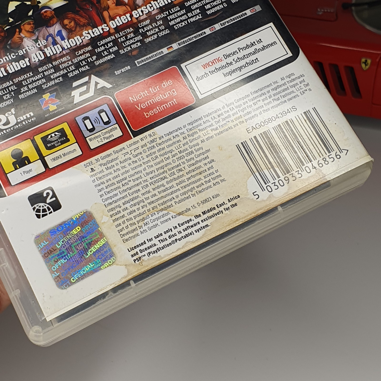 Def Jam Fight for NY the Takeover Sony PSP Tested (read the description)