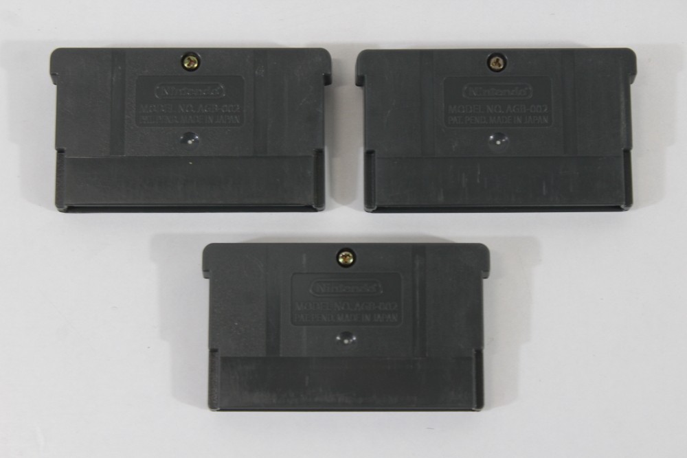Lot of 3 Naruto Ninja Council 1+2 Nintendo Gameboy Advance GBA JP OEM Japan