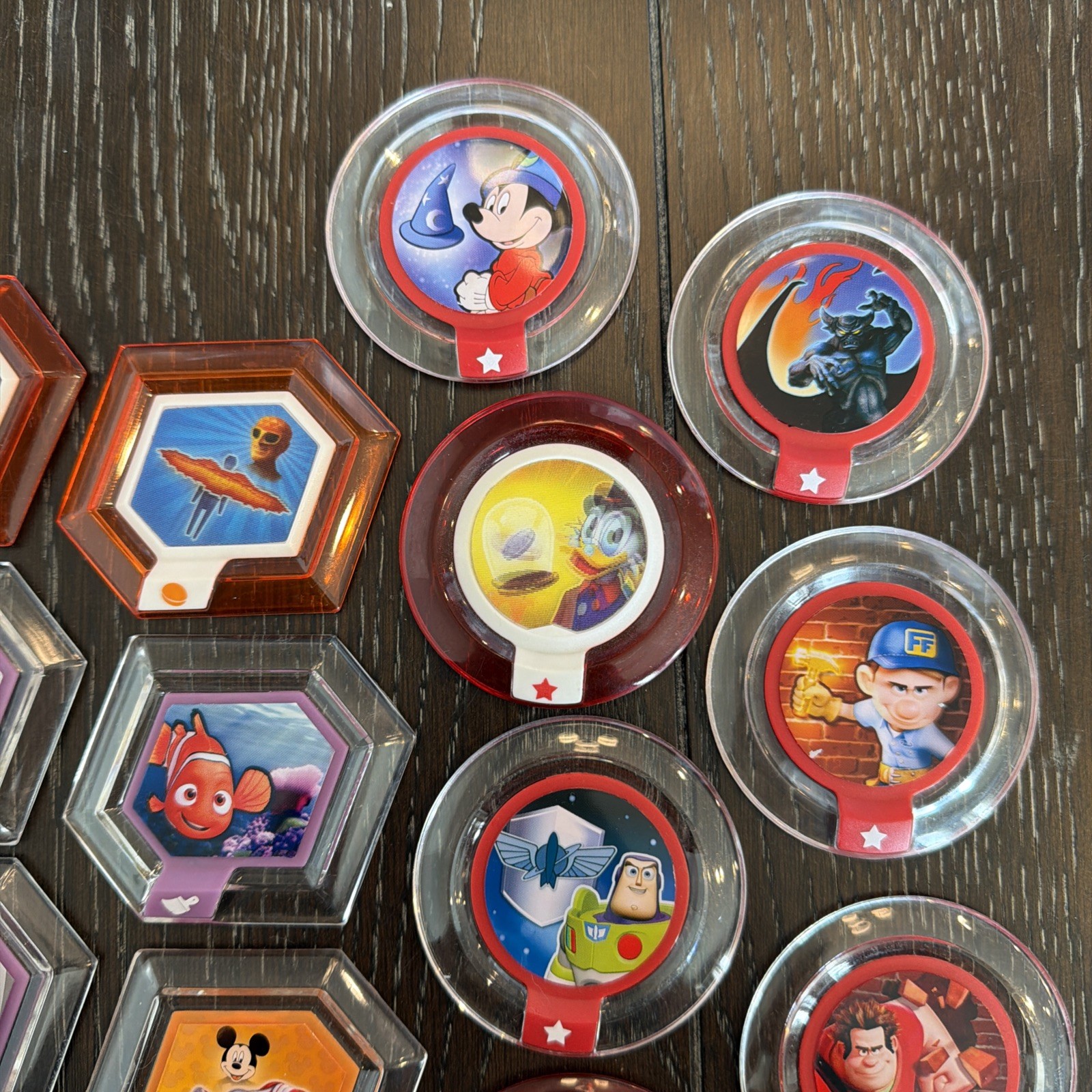 Disney Infinity 1.0 Power Disc Lot Of 23 No Duplicates (Lot 7)