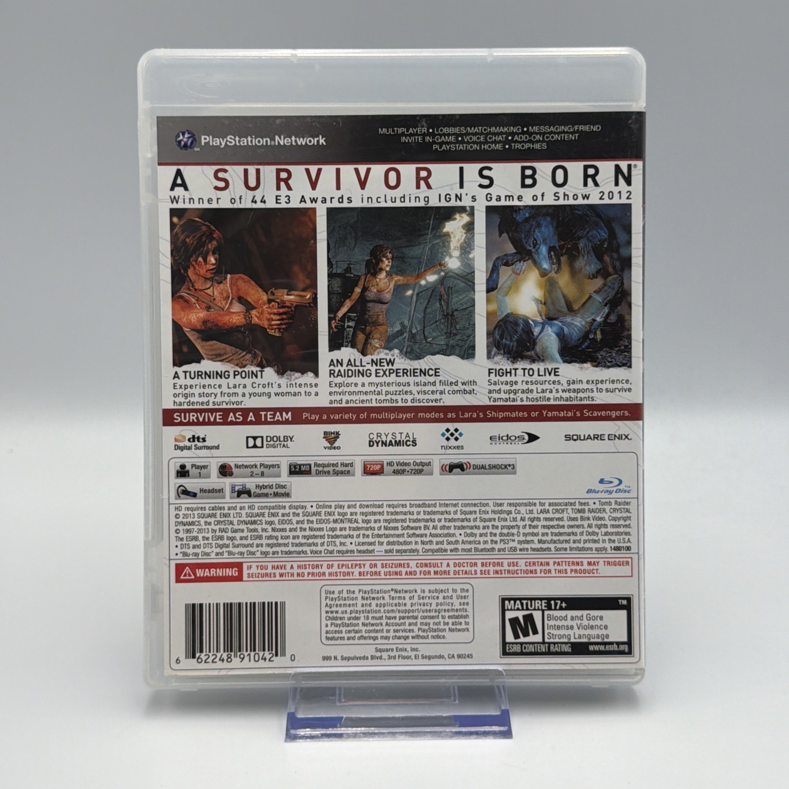 Tomb Raider PS3 CIB W/ Manual – PlayStation 3