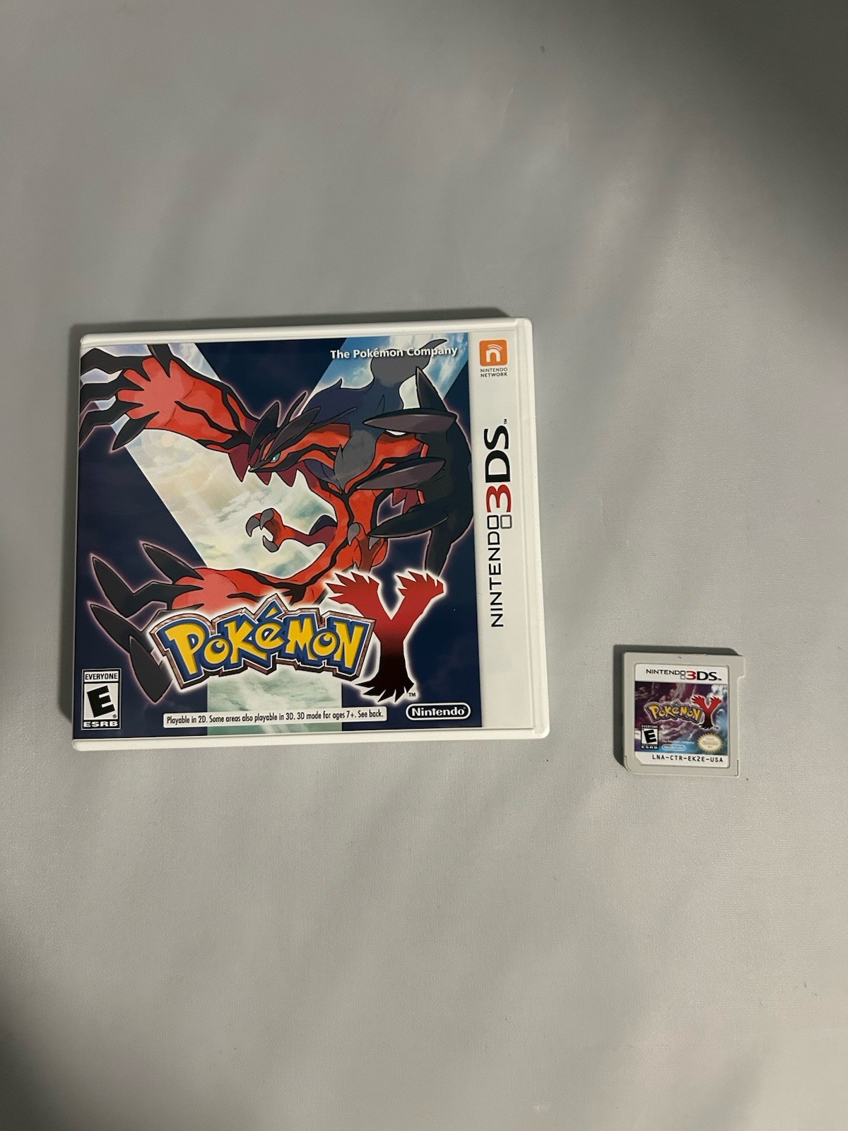 Nintendo Pokémon Y Nintendo 3DS Game Cartridge w/ Case (TESTED!)