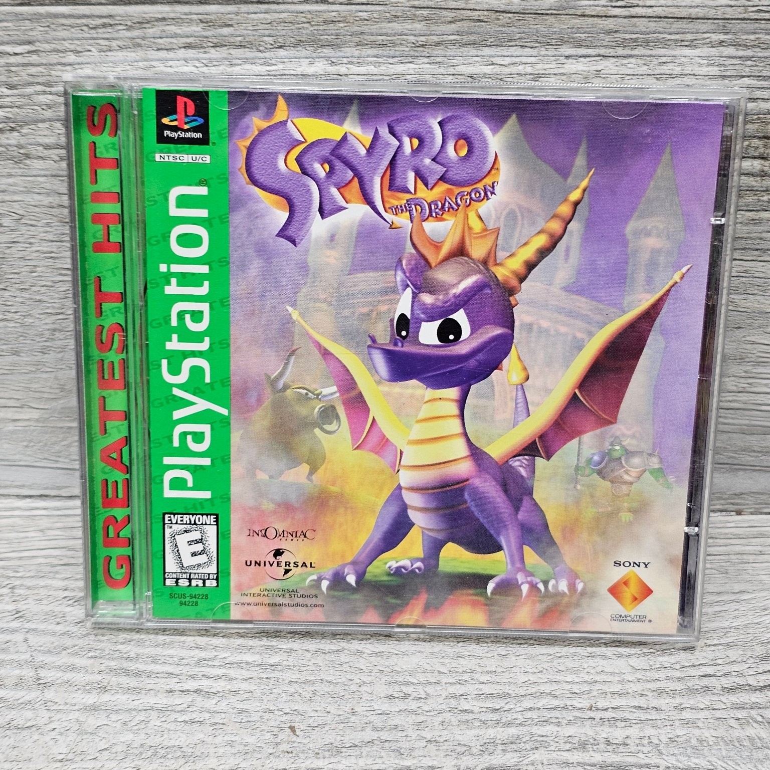 Spyro the Dragon Greatest Hits PlayStation 3D Platformer CIB Tested Working