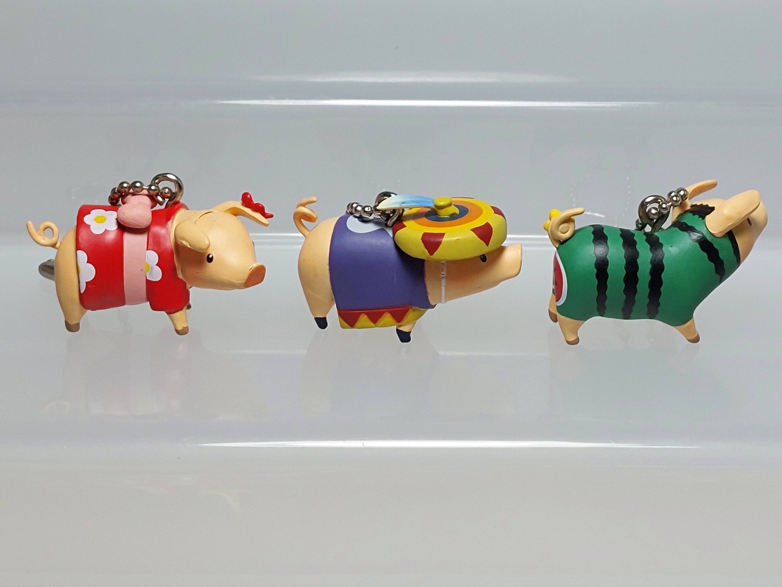 Monster Hunter Capcom Figure Builder Poogie Costume Keychain Set 2011 0.8-0.9in