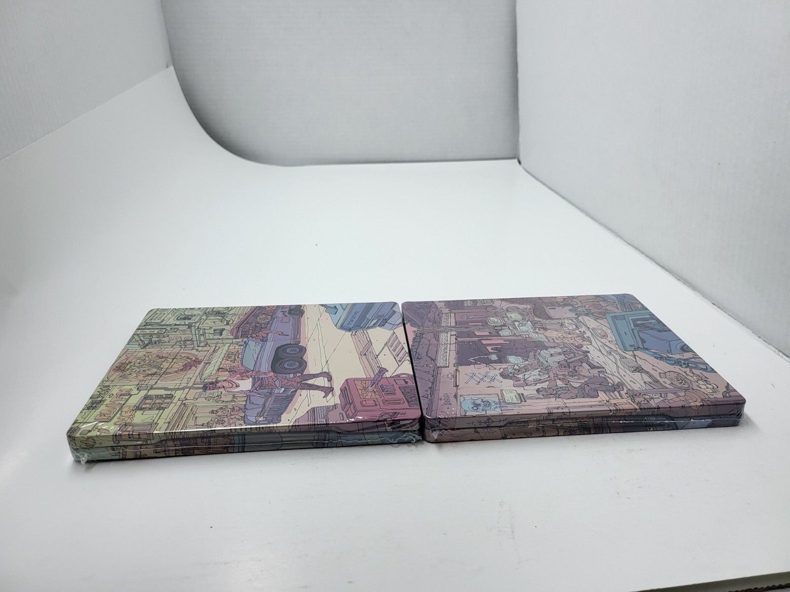 Set of 2 NEW Sealed Steelbook Case Cyberpunk 2077 Valentinos & Voodoo Boys MINT