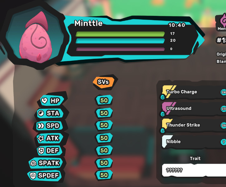 Temtem – Perfect 7/7SVs Eggs – All Egg Move – Buy 3 Get 1 Free – Chance at Luma