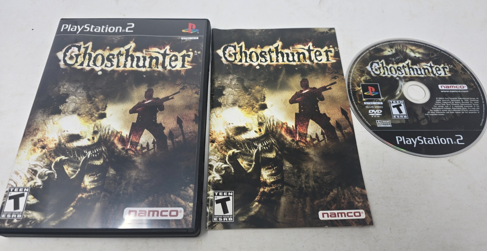 Ghosthunter (Sony PlayStation 2, 2004) PS2 Complete Tested Excellent