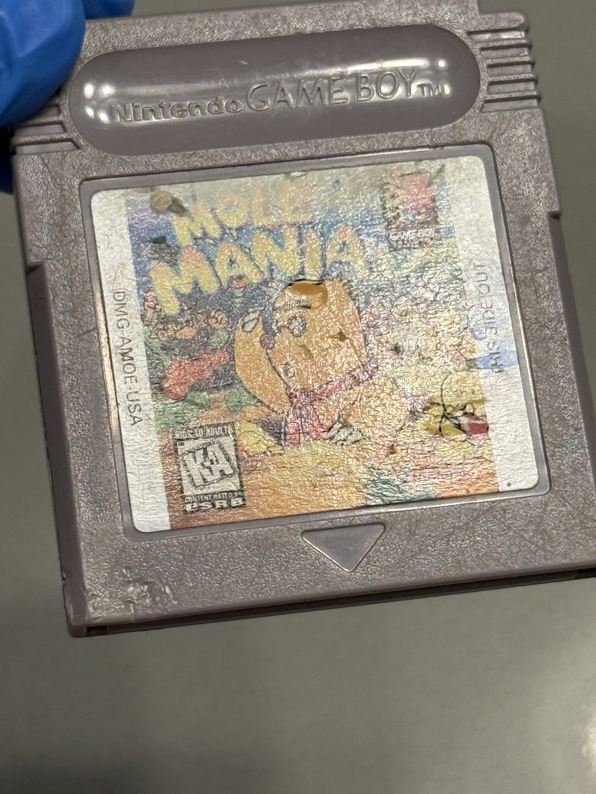 Mole Mania (Nintendo Game Boy, 1997) Authentic Cartridge TESTED