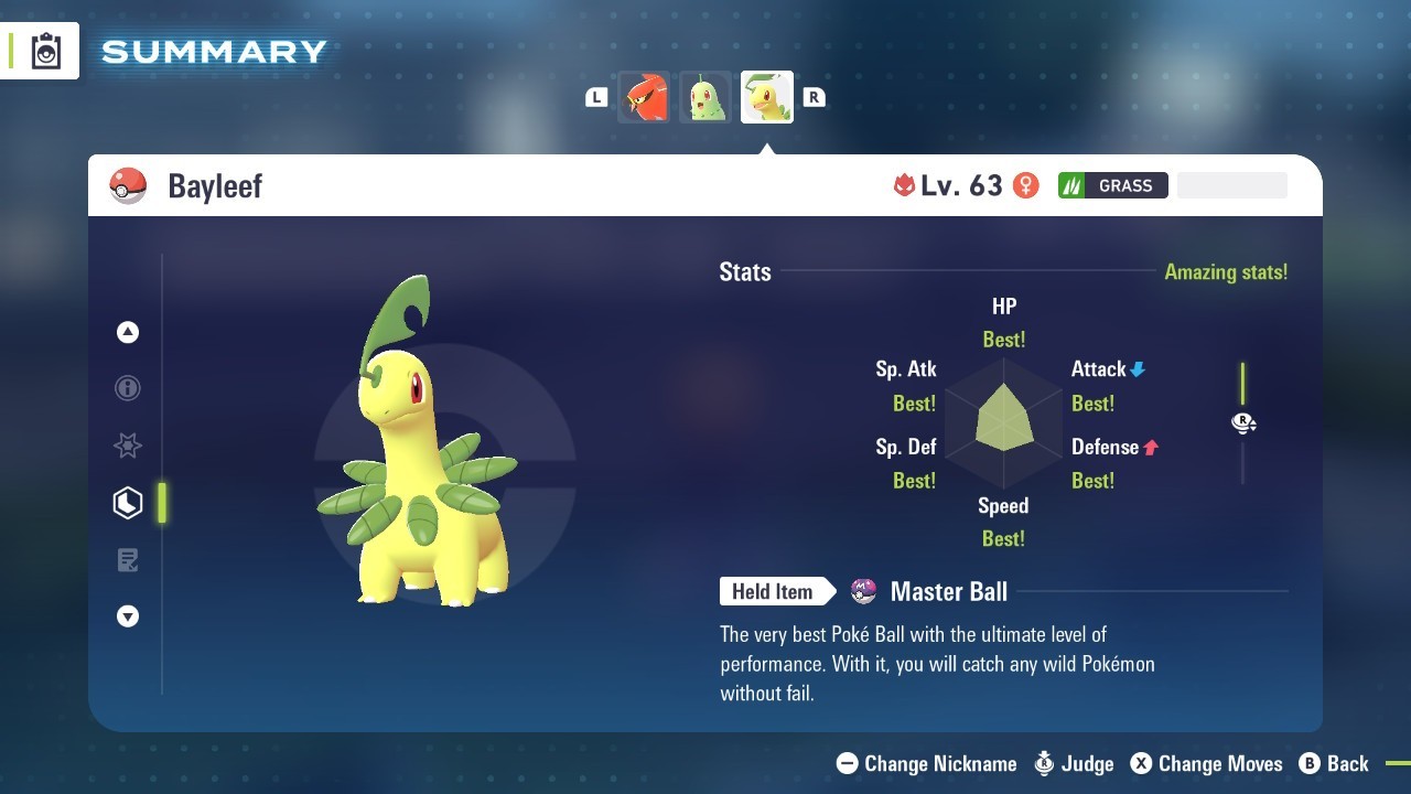 Choose Your Non Shiny Alpha Pokemon Max 6IV Pokémon Legends Z-A Low Level ZA