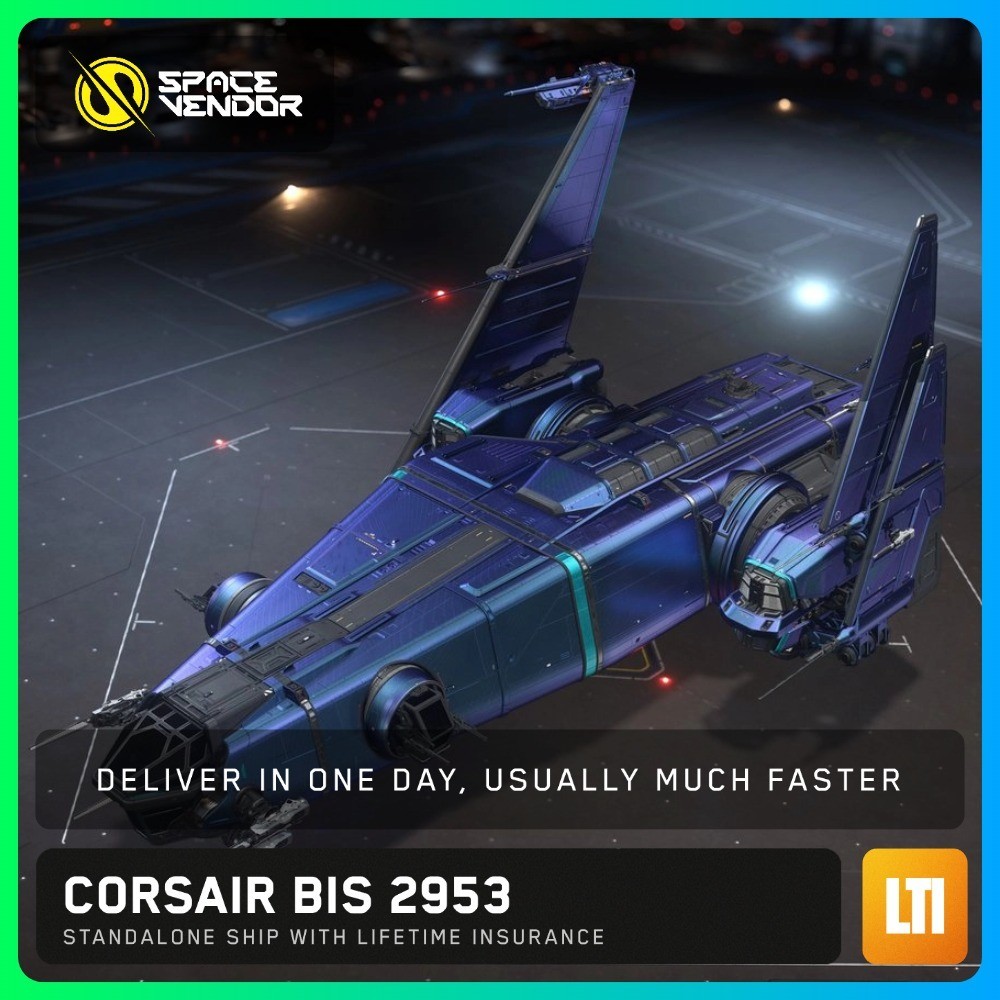 Star Citizen Corsair BIS Best In Show 2953 LTI Lifetime Insurance CCUd