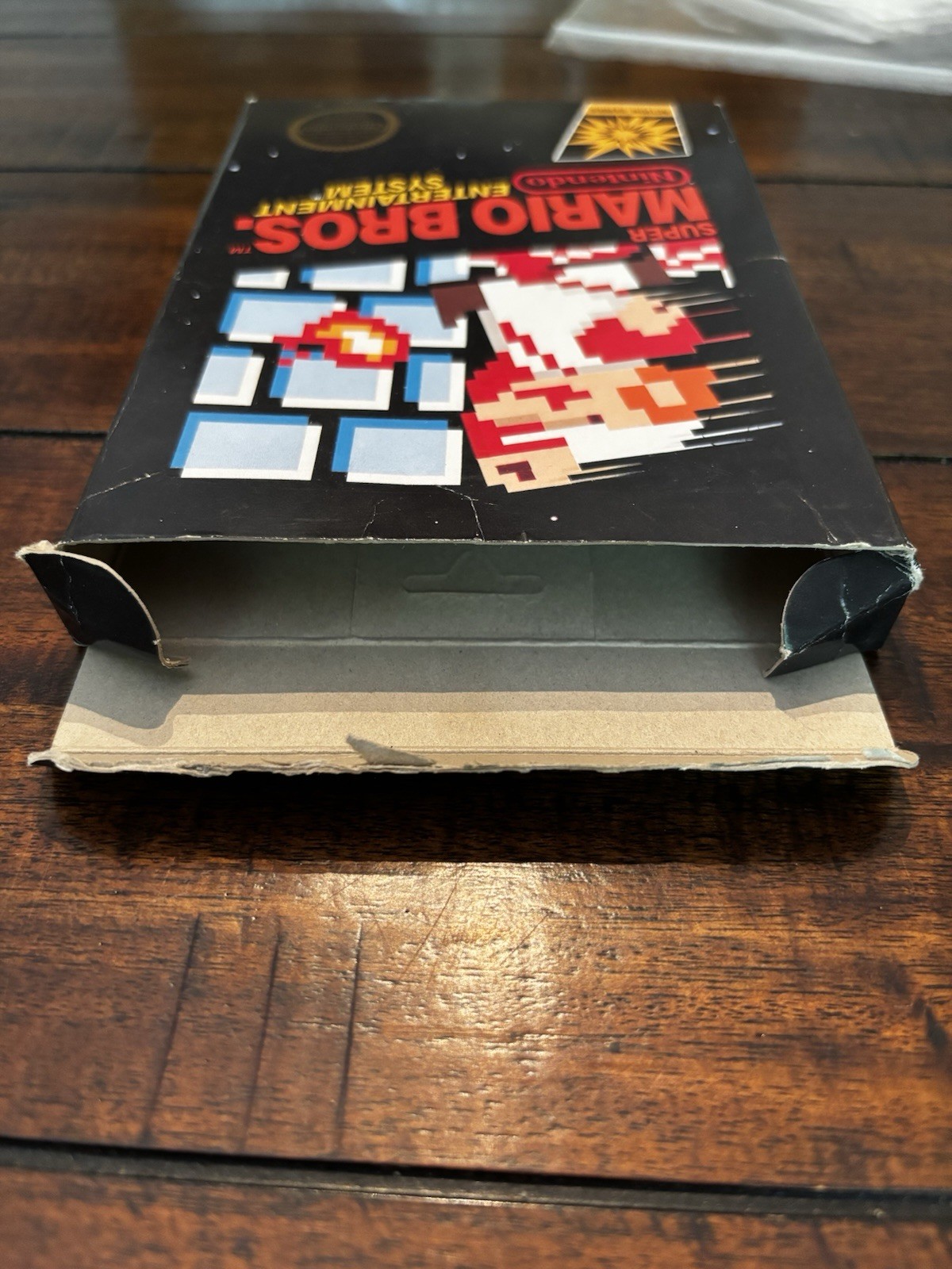Super MARIO BROS. Nintendo NES Game Original 1985 Cardboard Collector **BOX ONLY