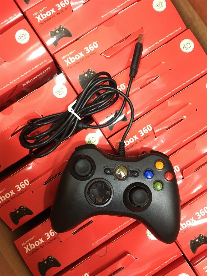 Wired Joystick Controller USB Gamepad for Microsoft Xbox 360 PC Windows 11/10/8