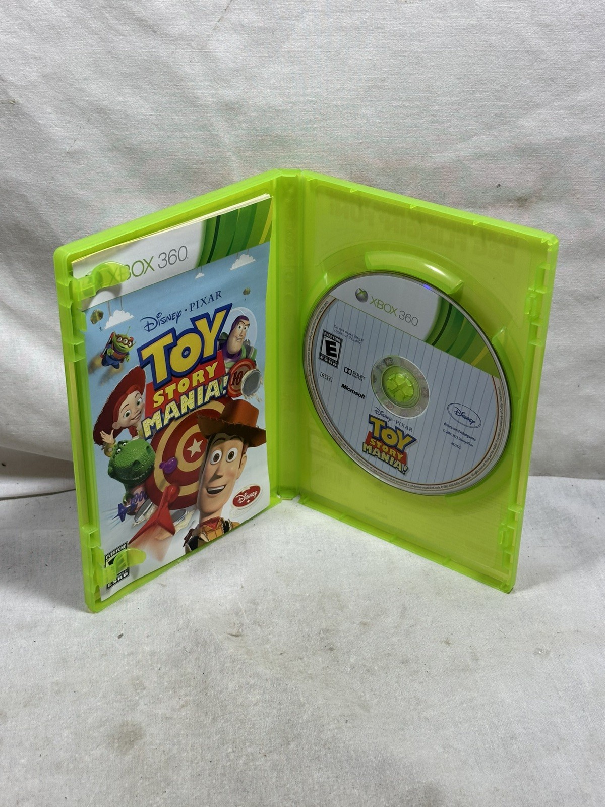 Toy Story Mania (Microsoft Xbox 360, 2012) Complete and Tested