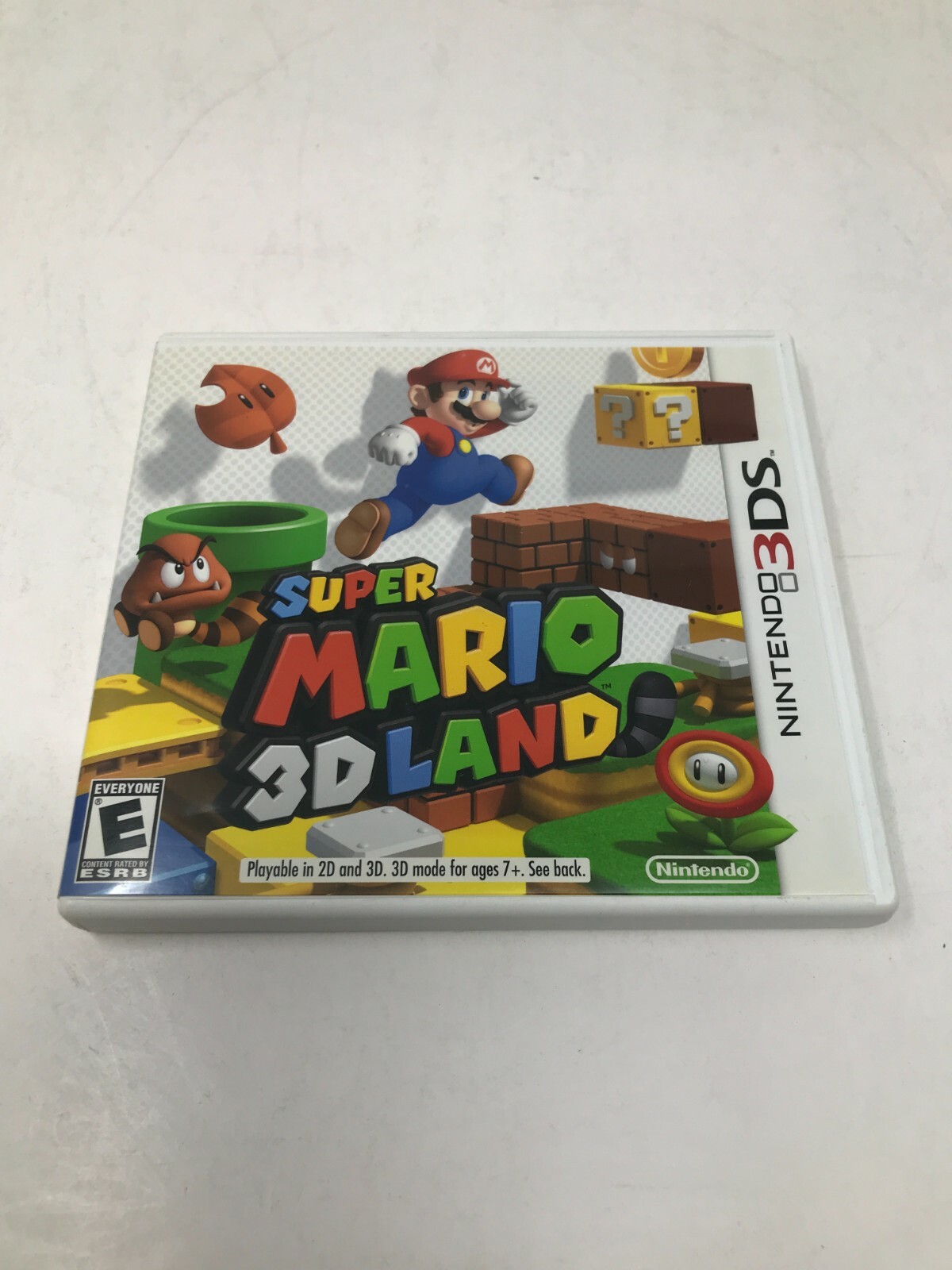 Case and Manual Only *NO GAME* Super Mario 3D Land Nintendo 3DS Authentic