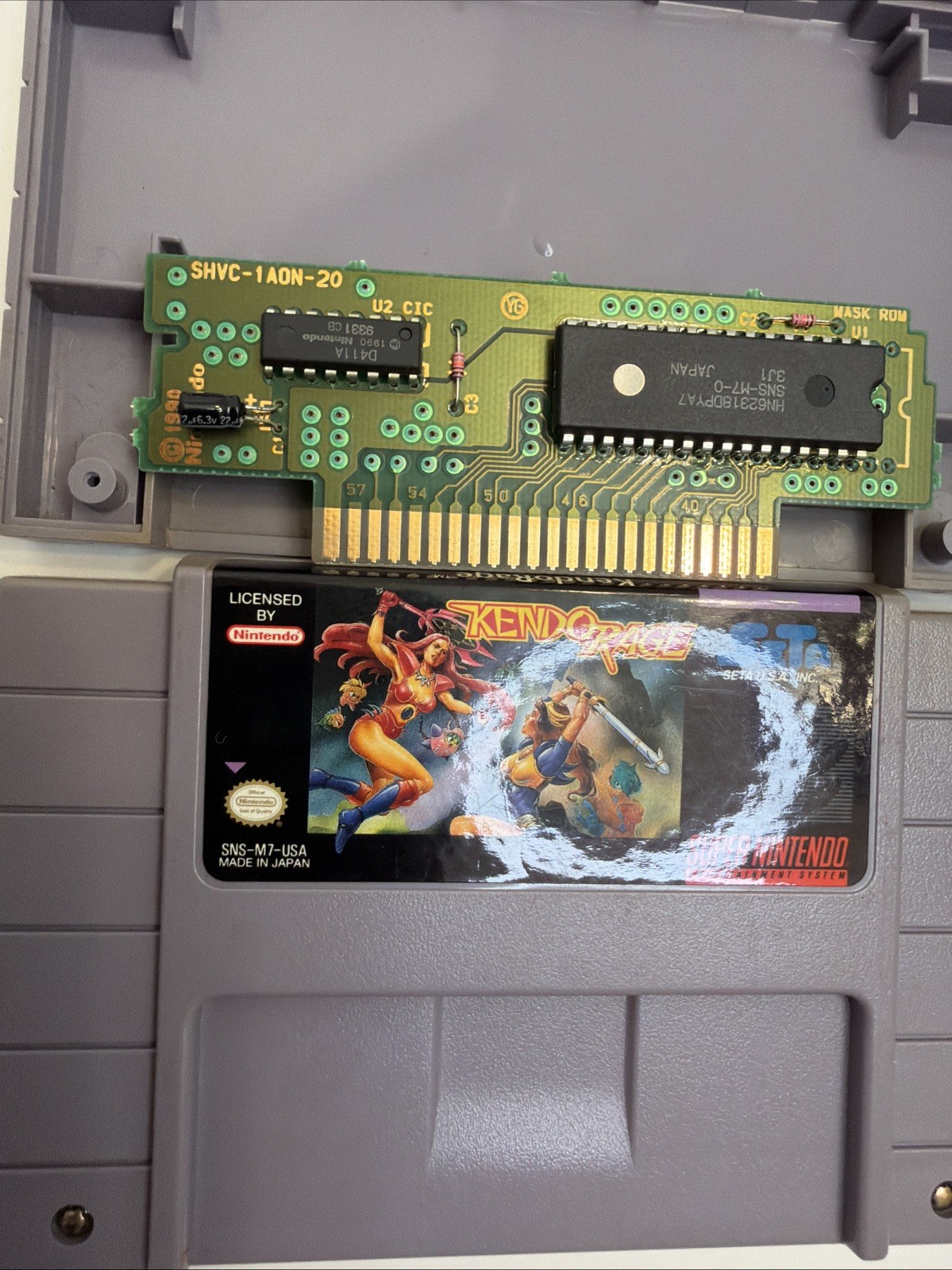 Kendo Rage SNES Super Nintendo Game CIB Complete VGC +Poster!