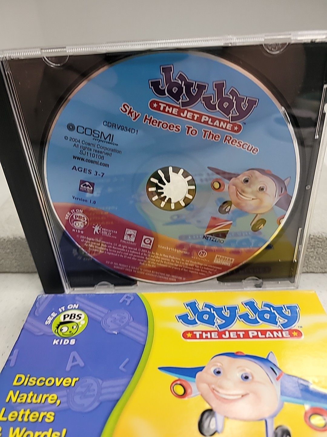 Jay Jay the Jet Plane: Sky Heroes to the Rescue PC CD ROM Software Age 3-7