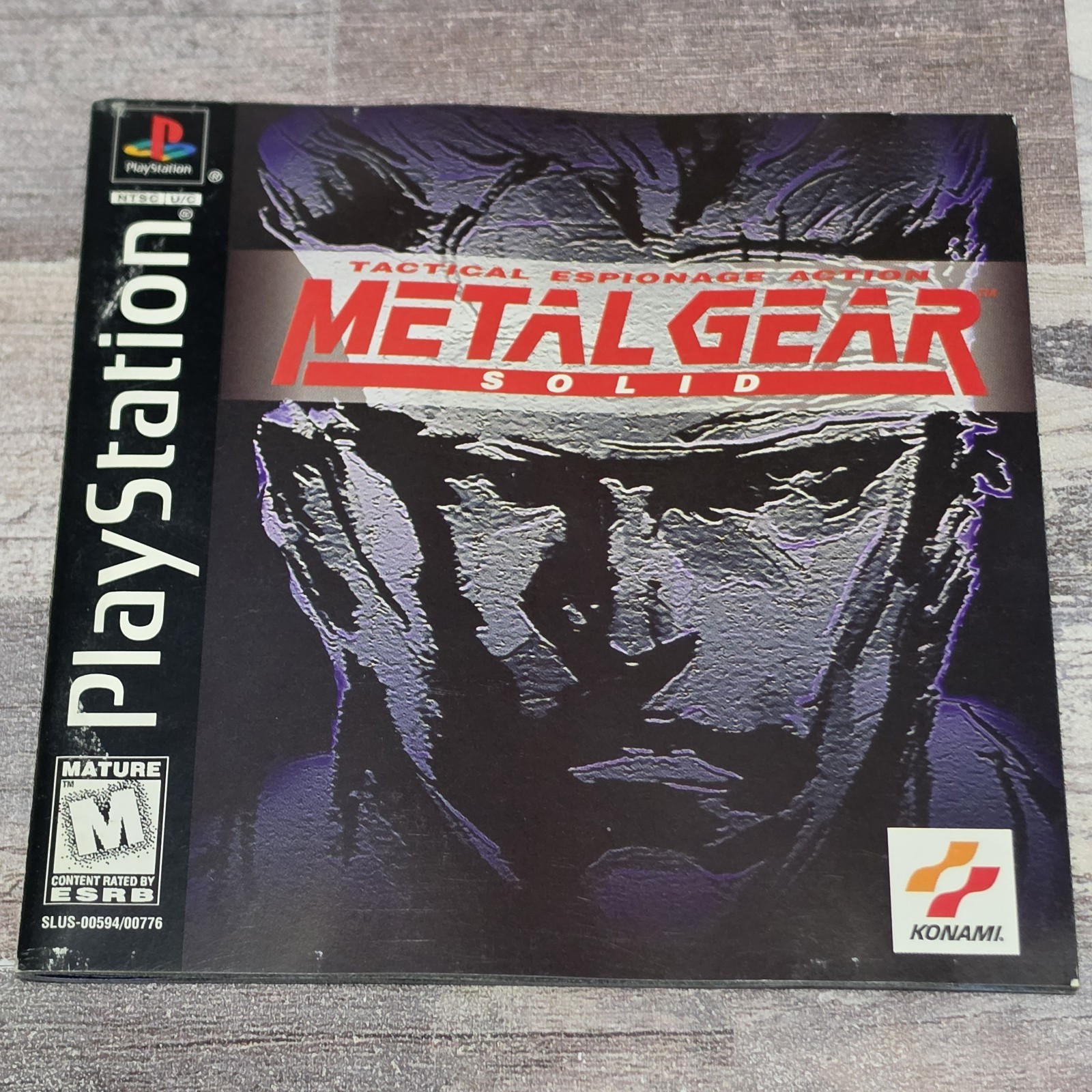 Sony PlayStation PS1 Metal Gear Solid Black Label CIB Tested Complete CIB