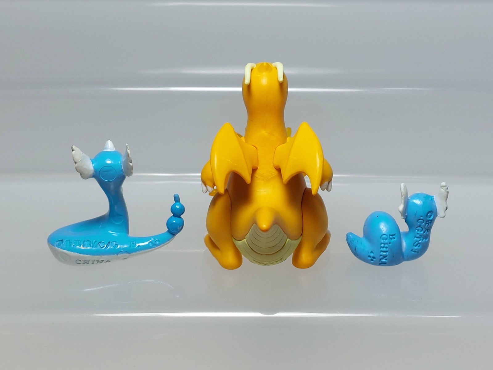 Dragonite Dragonair Dratini Pokemon Figure Set Gashapon Bandai L09 0.8-1.8in
