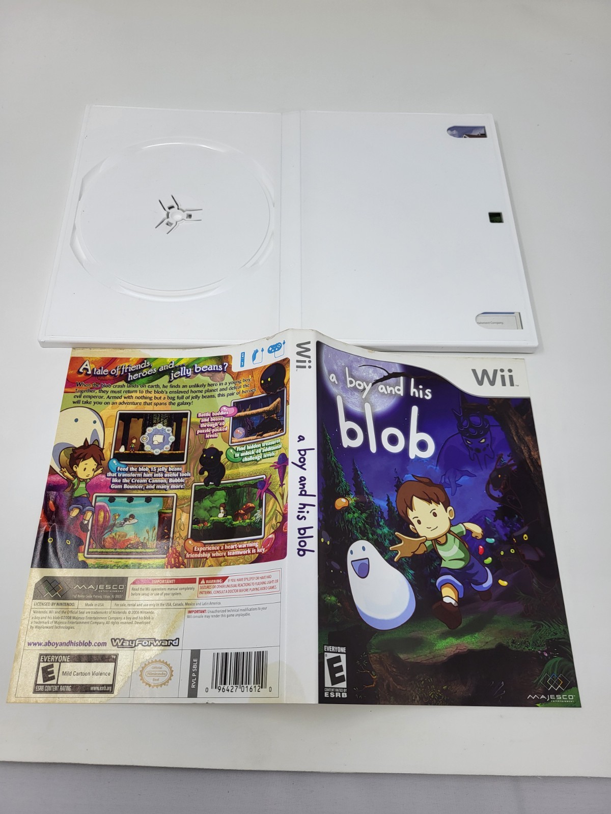 A Boy And His Blob (Nintendo Wii, 2009) Majesco – Working