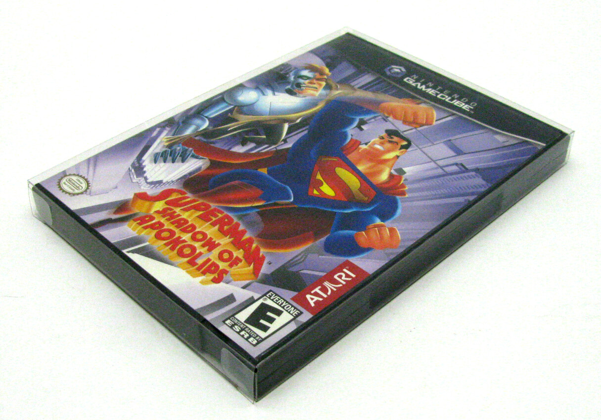 50X NINTENDO GAMECUBE CIB GAMES – CLEAR PLASTIC PROTECTIVE BOX PROTECTORS CASE