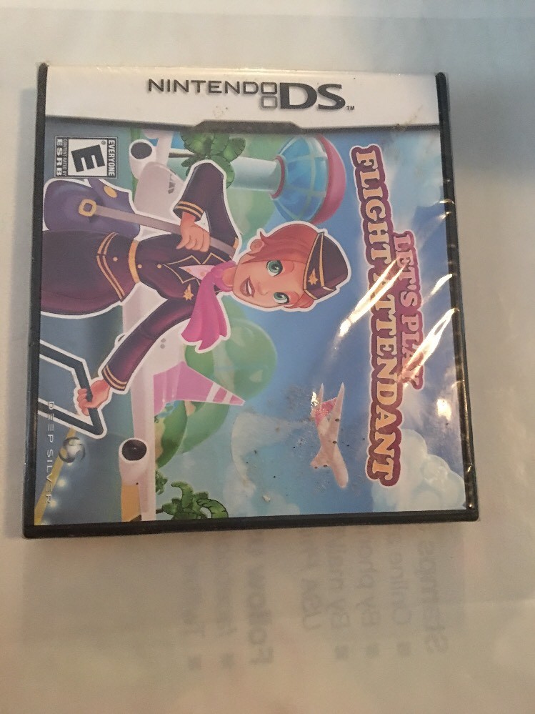 Let’s Play: Flight Attendant Nintendo Ds Brand New Factory Sealed