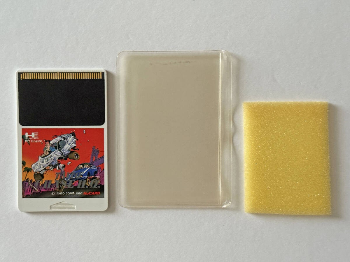 Taito Chase HQ PC Engine Game CIB Excellent Condition Retro Video Game